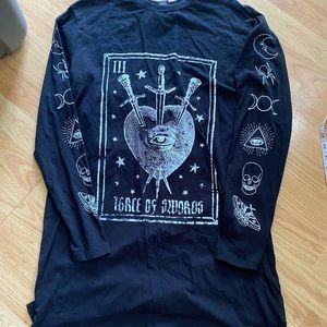 Hot topic tee shirt dress size small